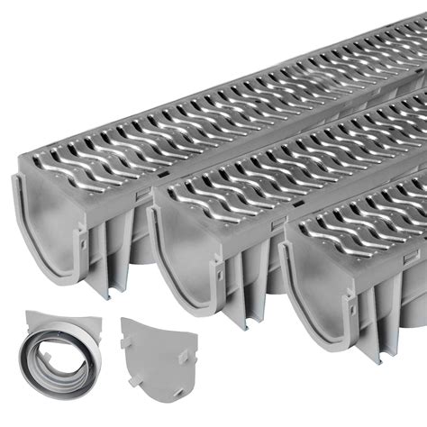 steel drain box|metal drain grate for driveway.